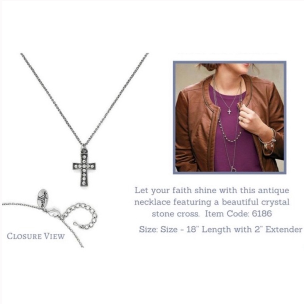 Enchanted Cross Necklace NIP from JK by Thirty-One